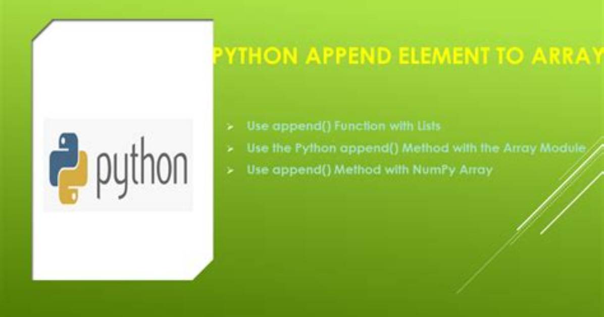 Append an Element to Array of Arrays