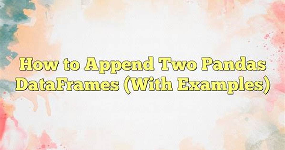 Append Multiple Pandas Data Frames at Once