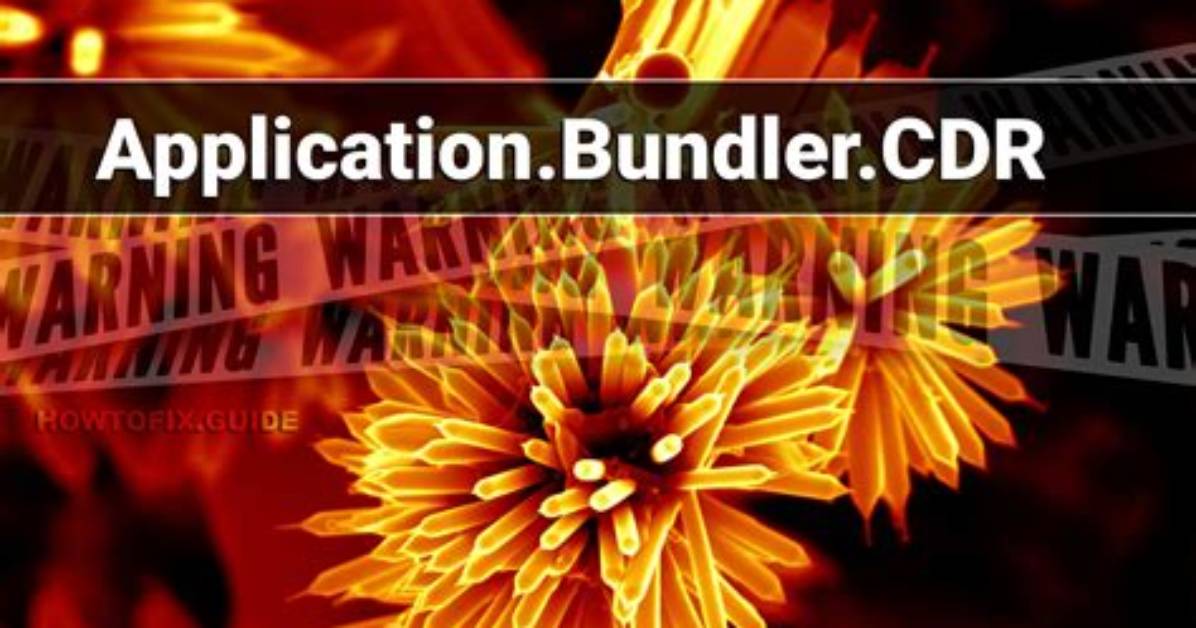 Application. Bundler. Cdr — Virus Removal Guide