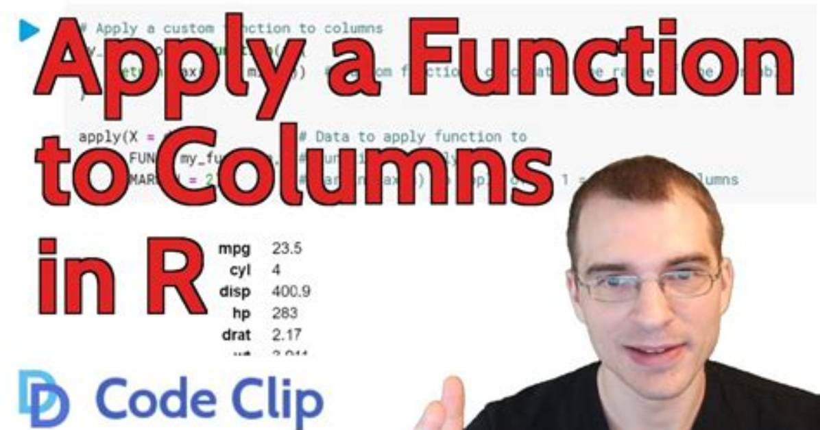 Apply Function to Each Column in a Data Frame Observing Each Columns Existing Data Type