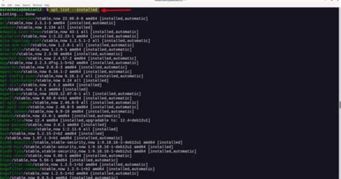Apt-Cache: How to List All Installed Packages with Version Number?