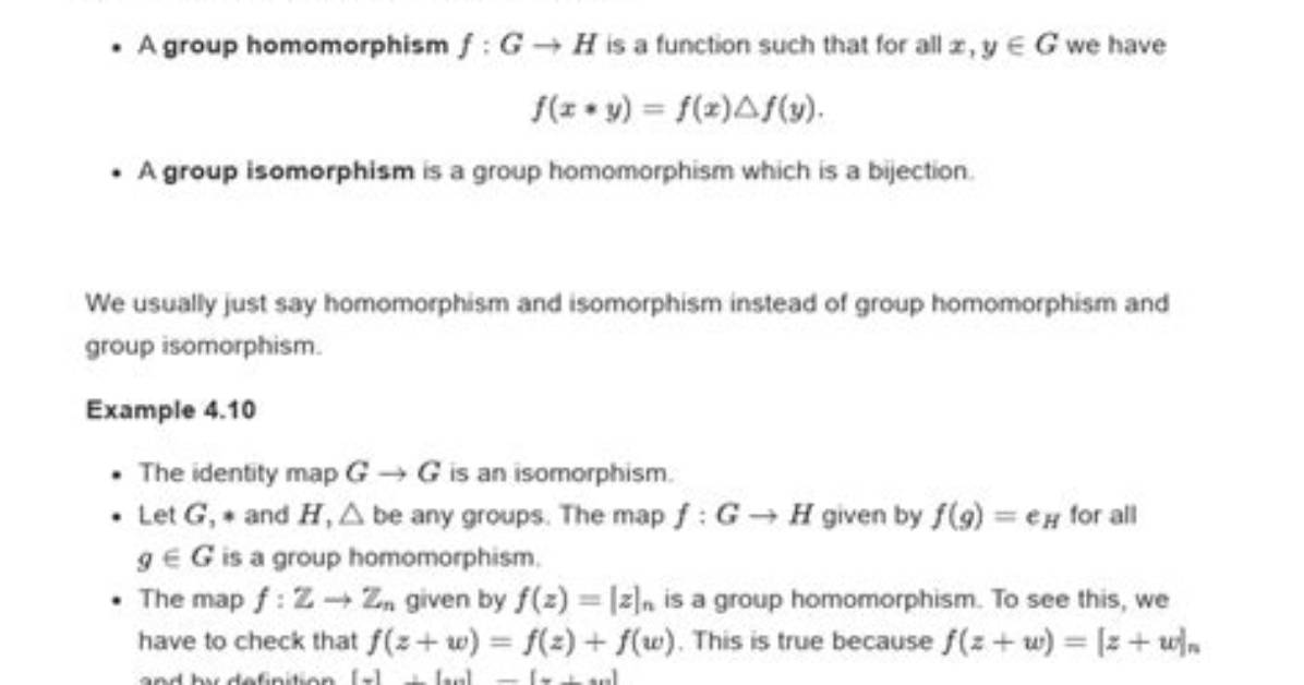 Are All Isomorphisms Homomorphisms?