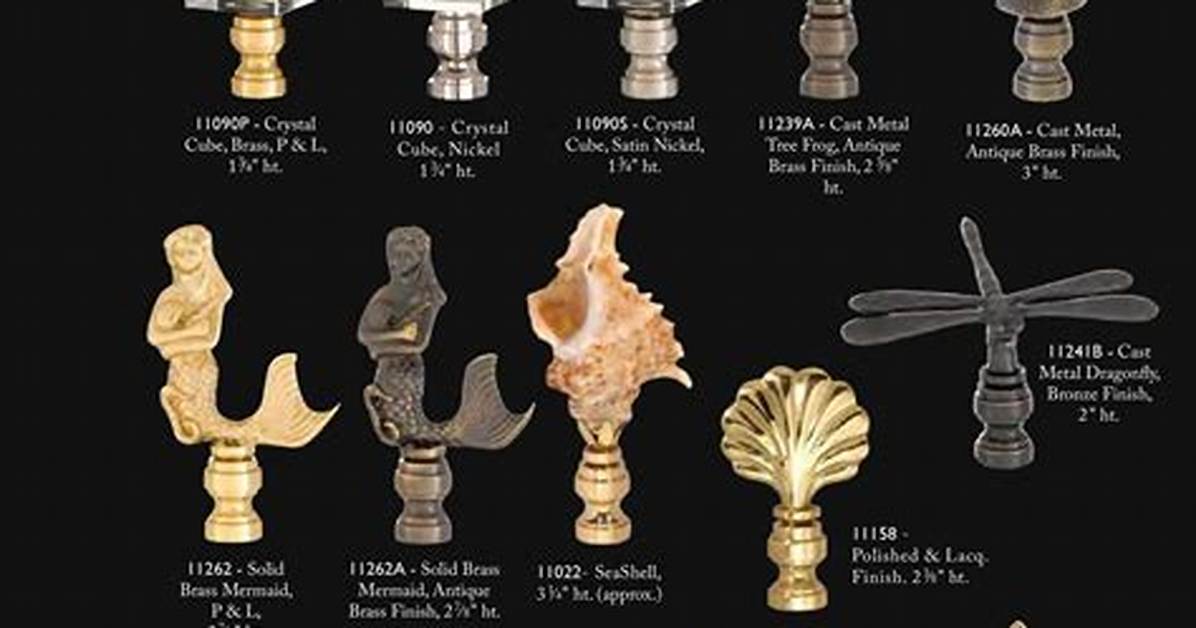 Are All Lamp Finials the Same Size?
