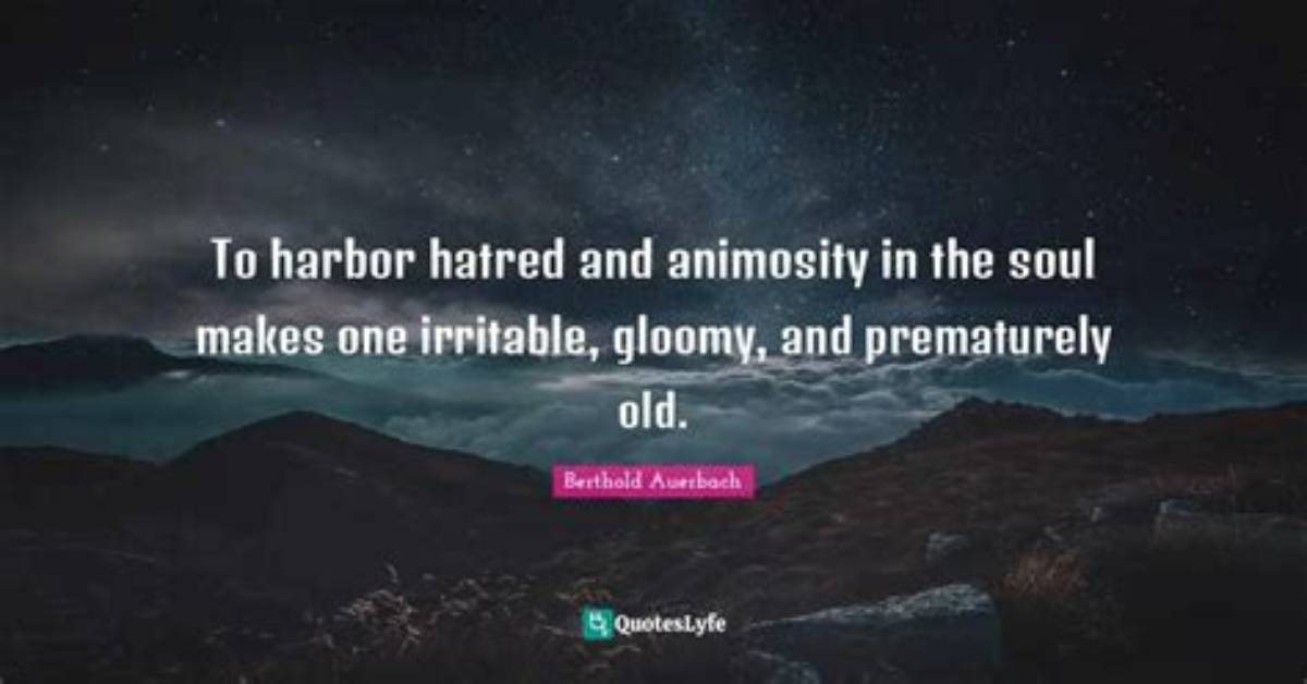 Are Animosity and Hatred the Same?