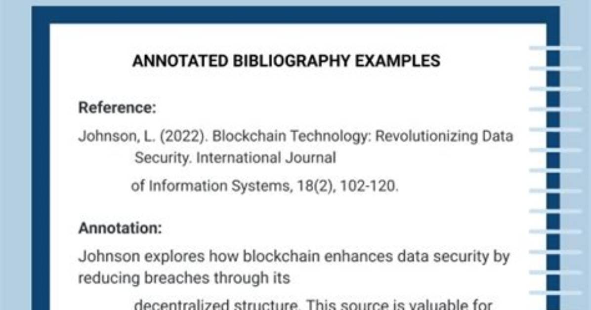 Are Annotated Bibliographies Alphabetized?