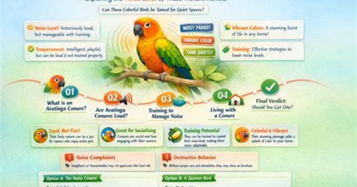 Are Aratinga Conures Loud?