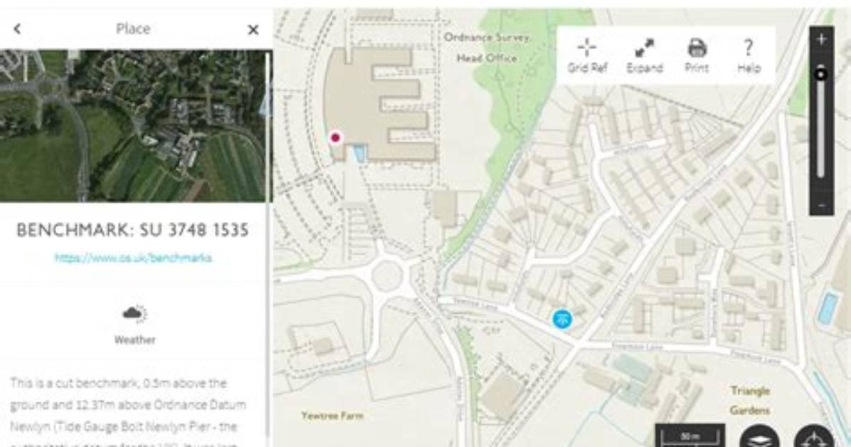 Are Benchmarks Shown on Os Maps?