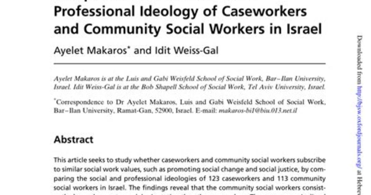 Are Caseworkers and Social Workers the Same?