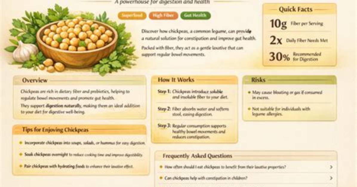 Are Chickpeas a Laxative