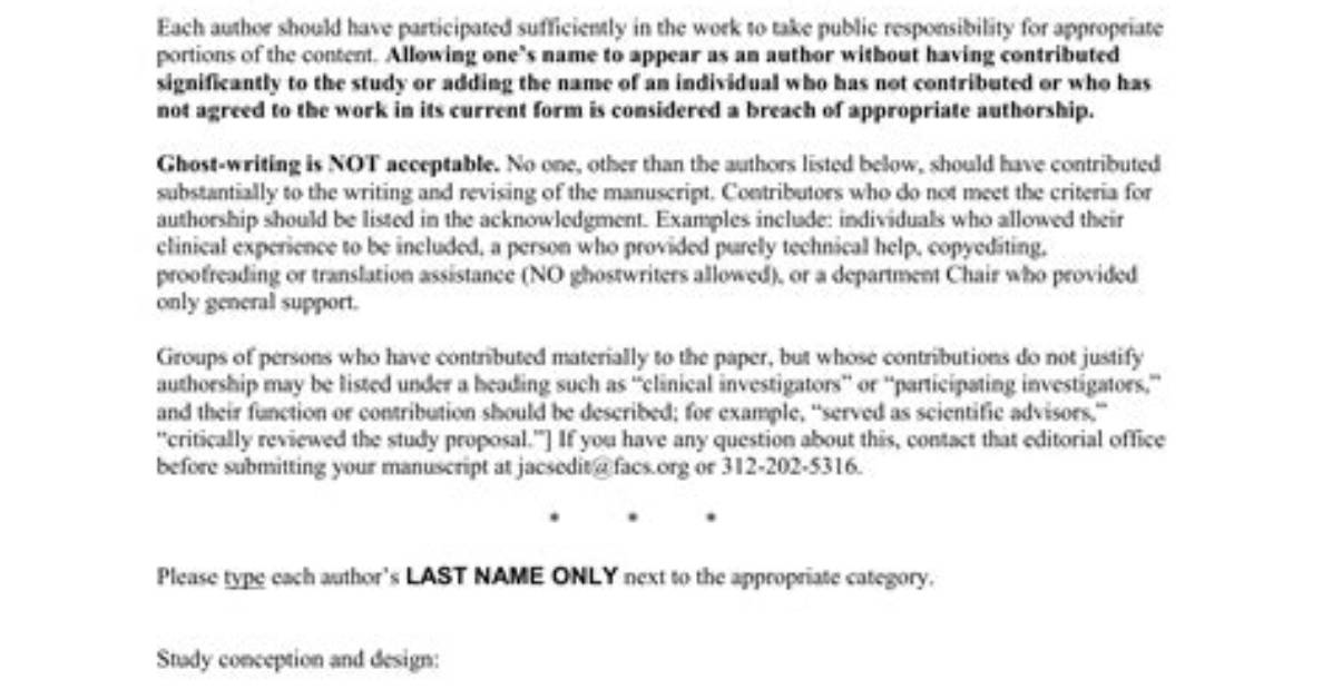 Are Contributions Considered Authors?