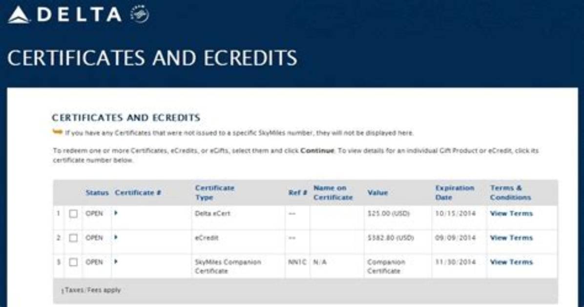 Are Delta Ecredits Transferable?