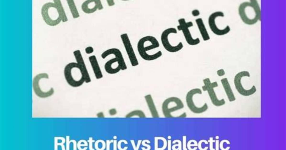 Are Dialectic and Rhetoric the Same?