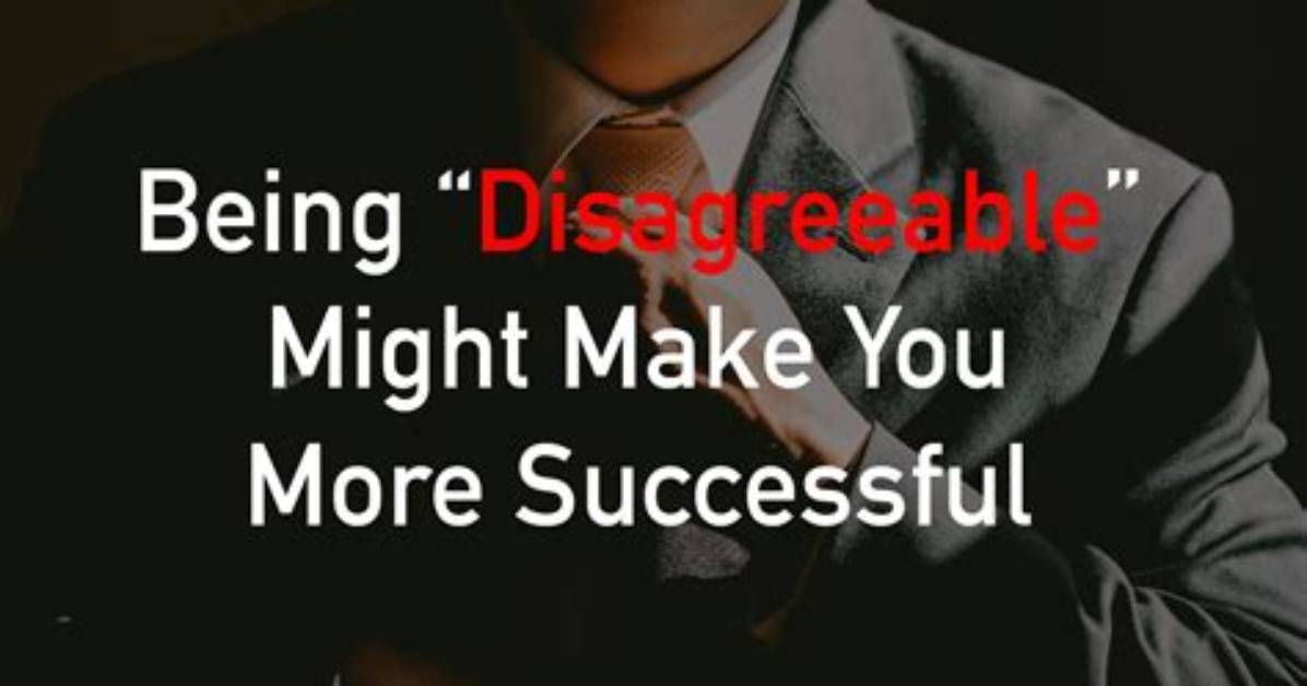 Are Disagreeable People More Intelligent?