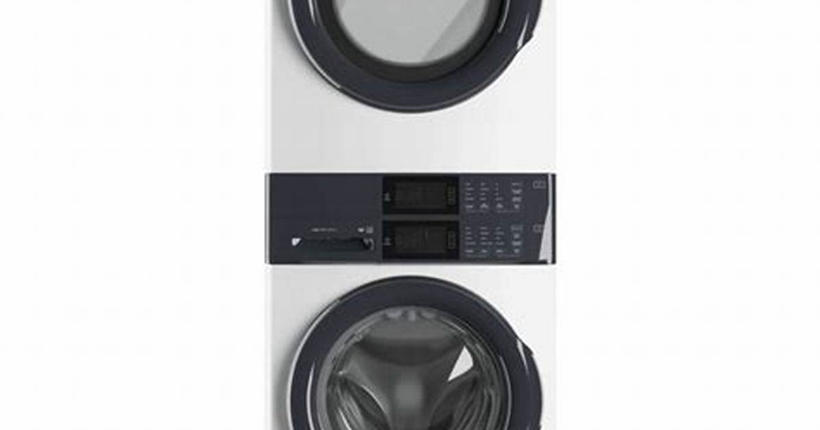 Are Electrolux Washer and Dryer Stackable?
