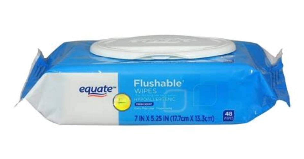 Are Equate Wipes Flushable?