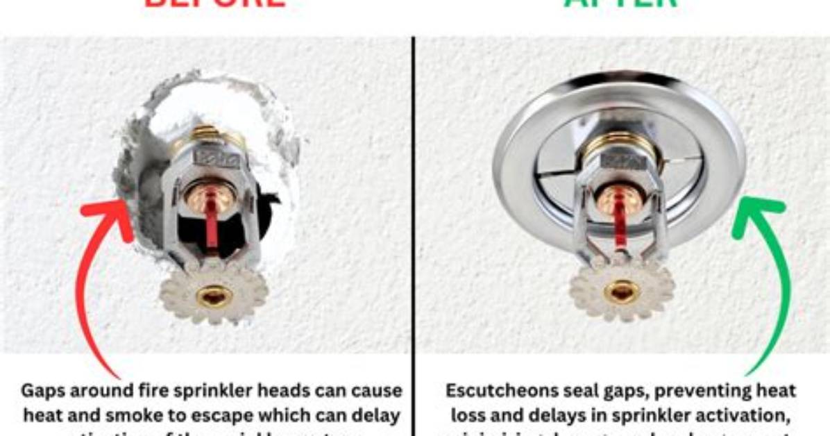 Are Fire Sprinkler Escutcheons Required?