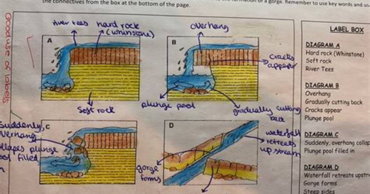 Are Gorges Found in the Upper Course?