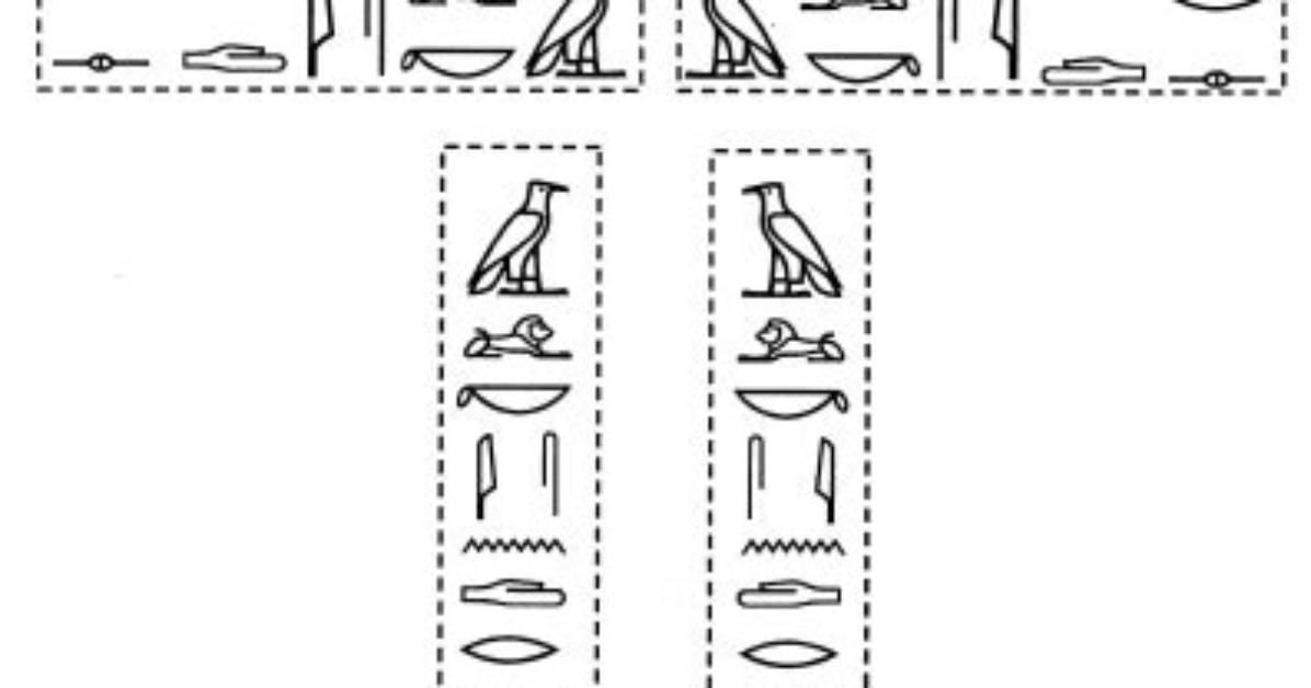 Are Hieroglyphics Written Vertically or Horizontally?