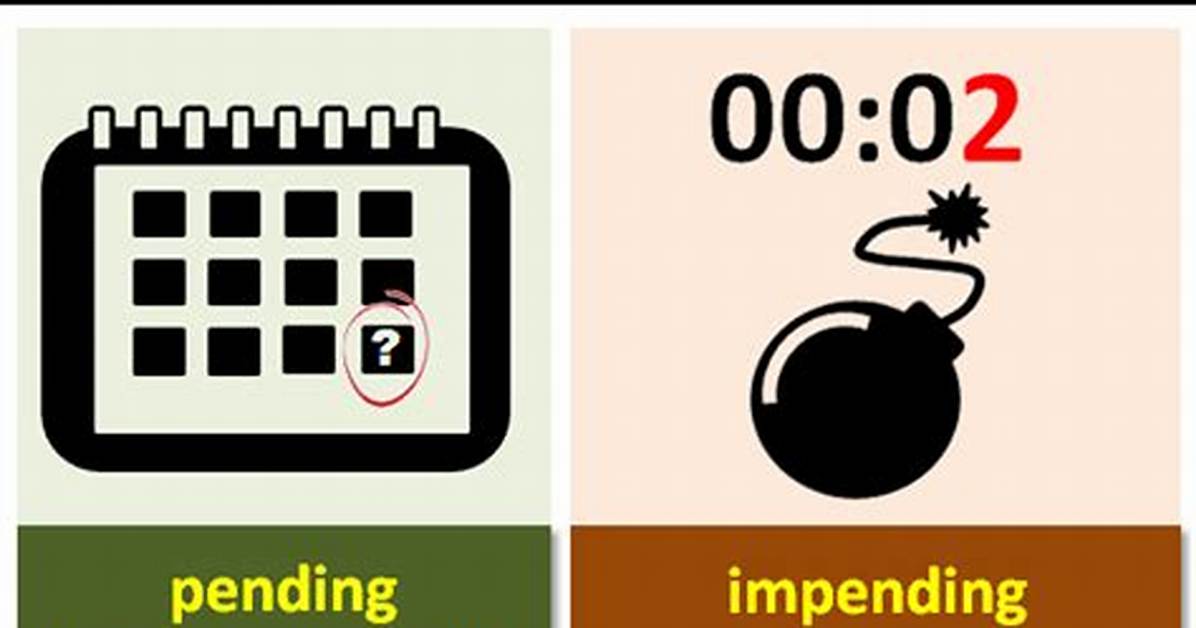 Are Impending and Imminent the Same?