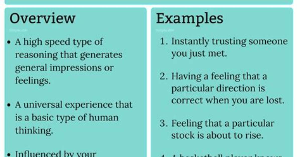 Are Insight and Intuition the Same?