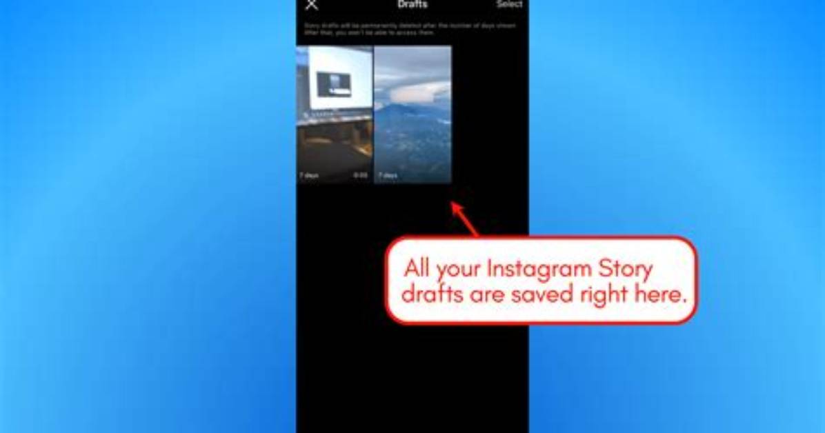 Are Instagram Drafts Stored Locally?