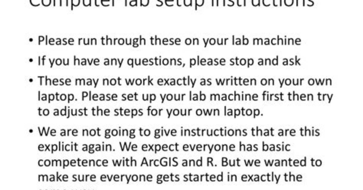 Are Instructions to the Computer?