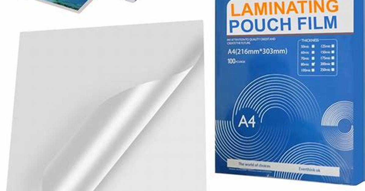 Are Laminating Pouches Waterproof?