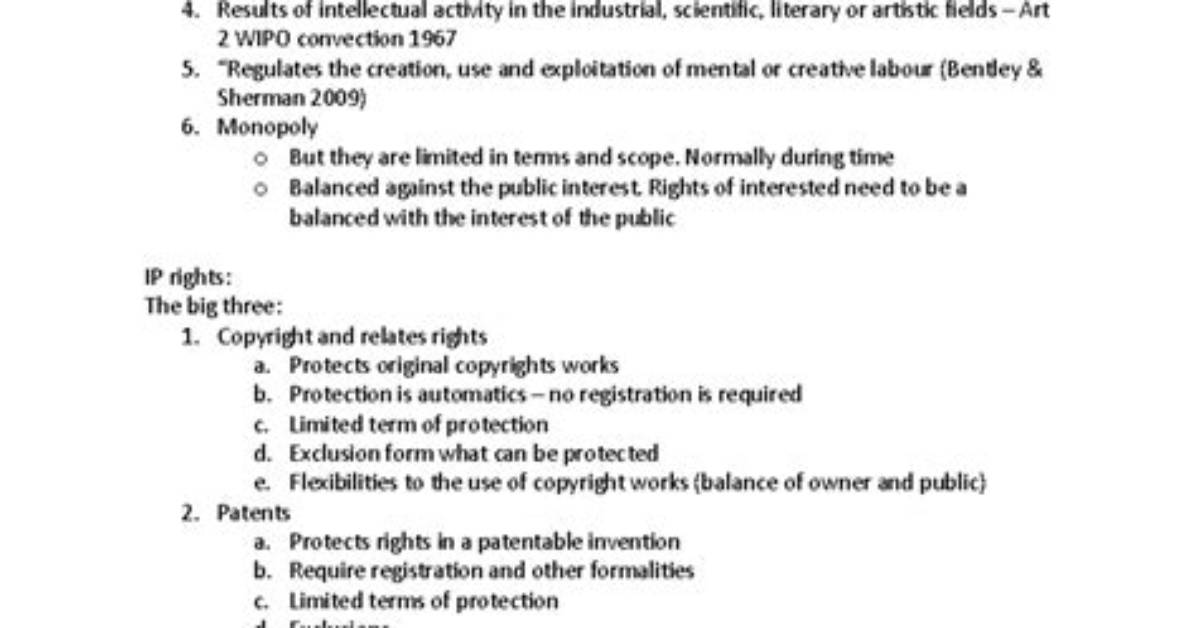 Are Lectures Intellectual Property?