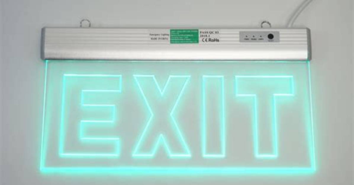 Are Lighted Exit Signs Required?