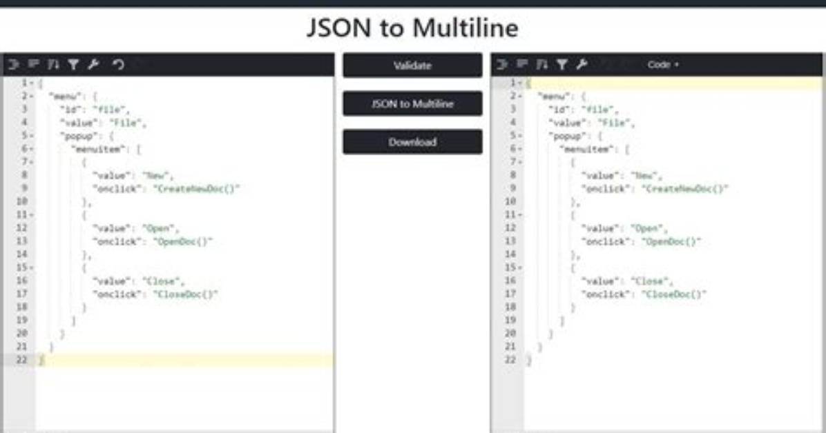 Are Multi-Line Strings Allowed in Json?