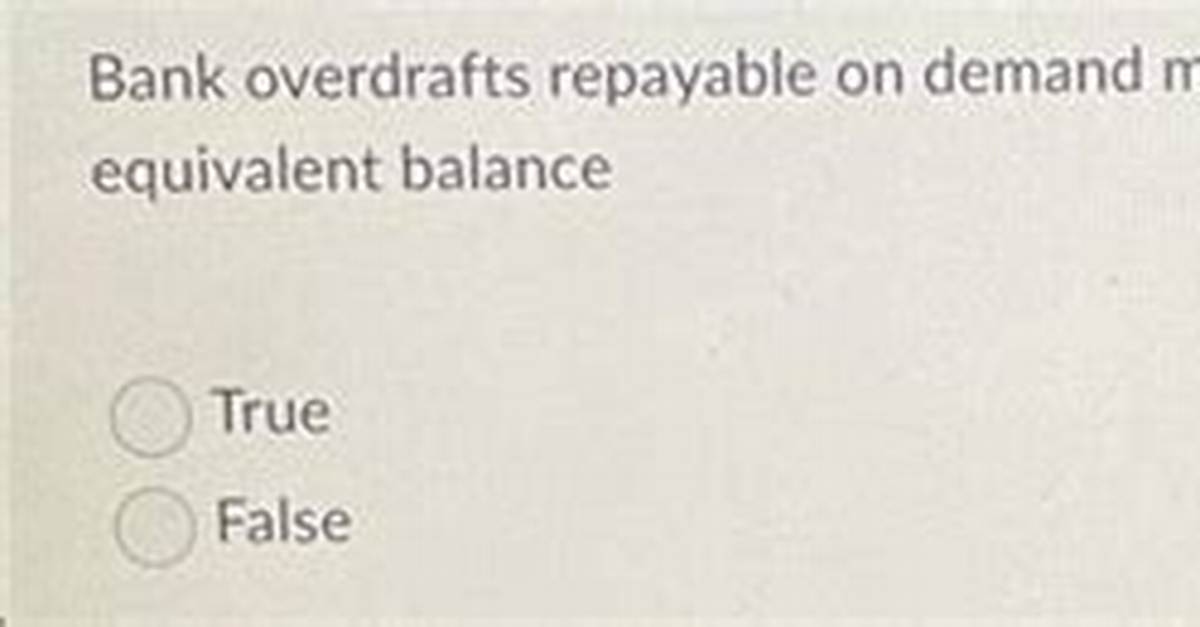 Are Overdrafts Repayable on Demand?
