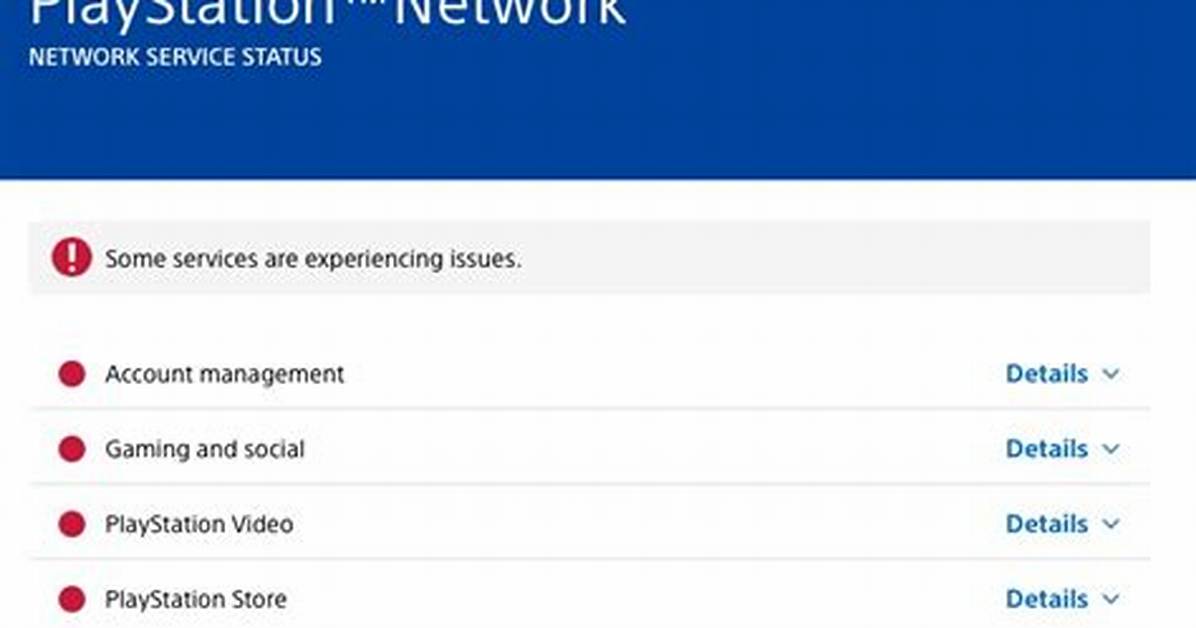 Are Playstation Network Down?