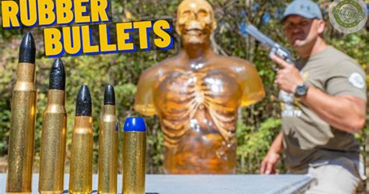 Are Rubber Bullets Lethal? | Contextresponse. Com