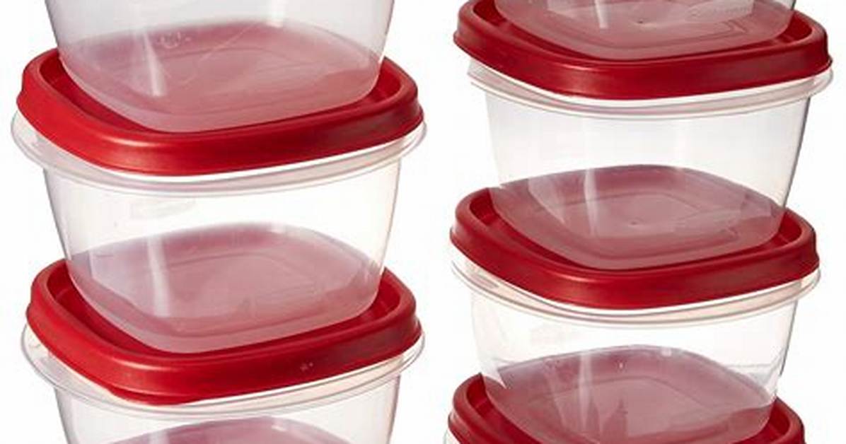 Are Rubbermaid Plastic Containers Safe