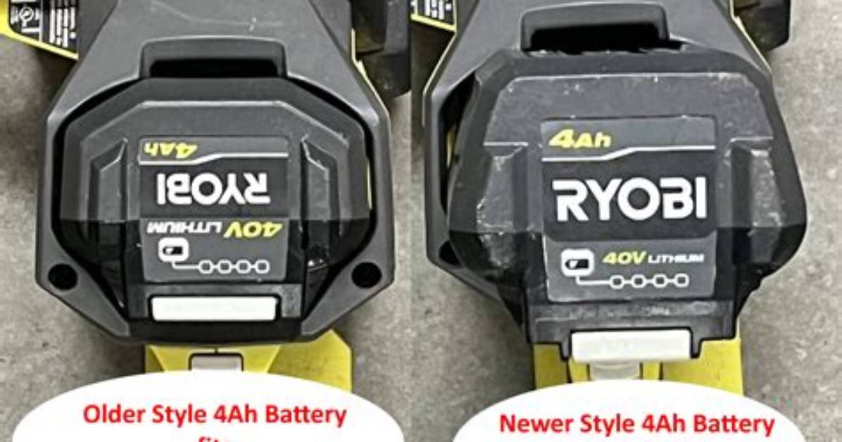 Are Ryobi 40V Batteries Interchangeable?
