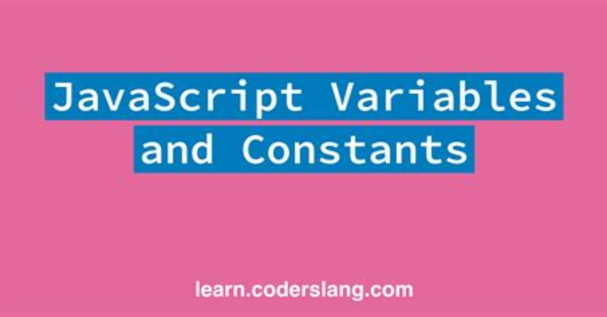 Are There Constants in Javascript?