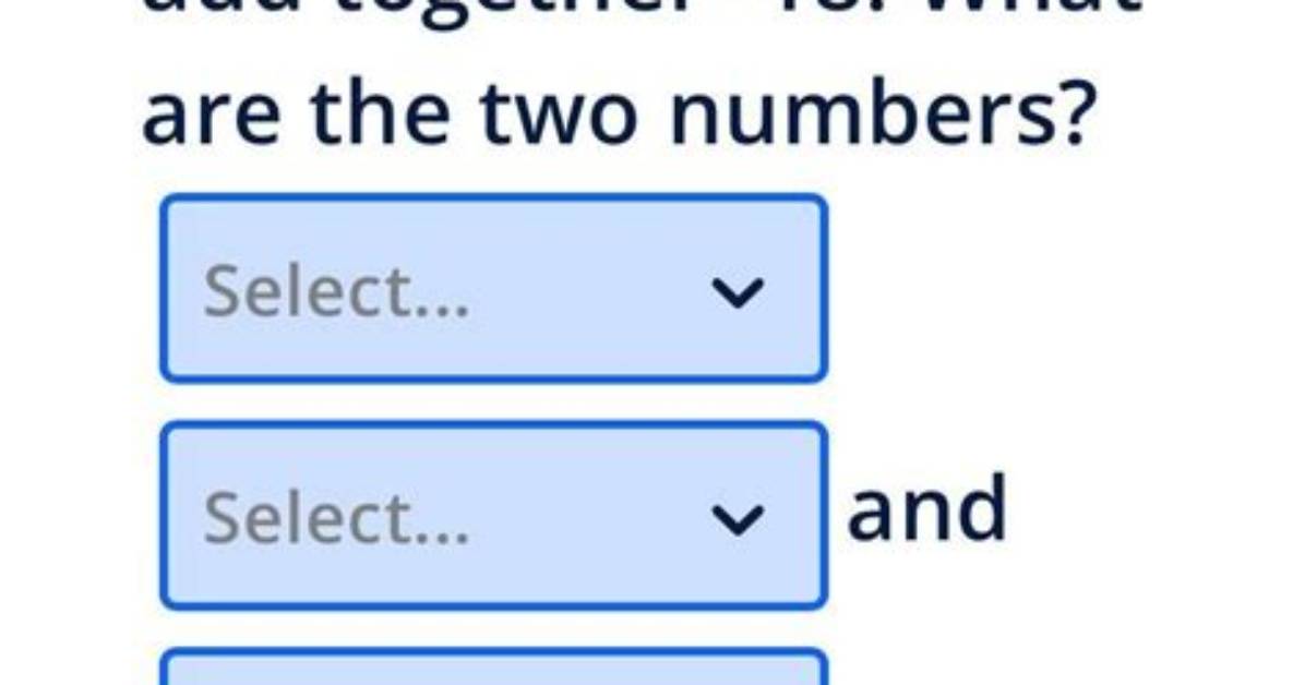Are Two Numbers That Multiply to 72?