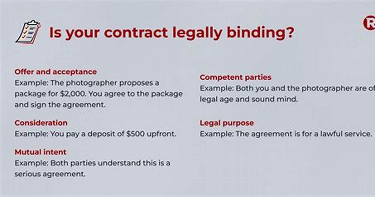 Are Undertakings Legally Binding?
