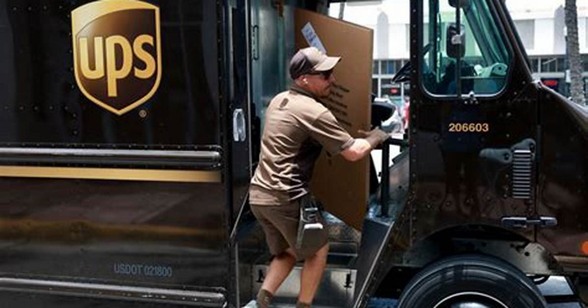 Are Ups Delivering Today