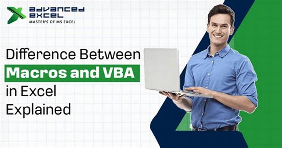 Are Vba and Macros the Same Thing?
