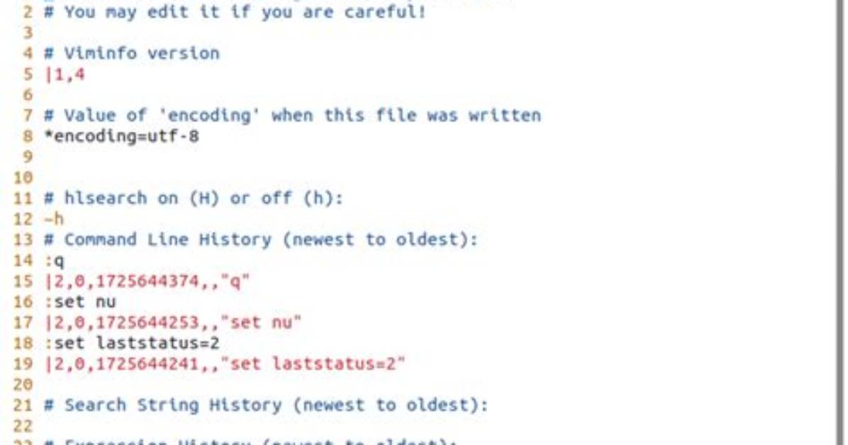 Are Vimrc and Viminfo the Same Files but with Different Names?