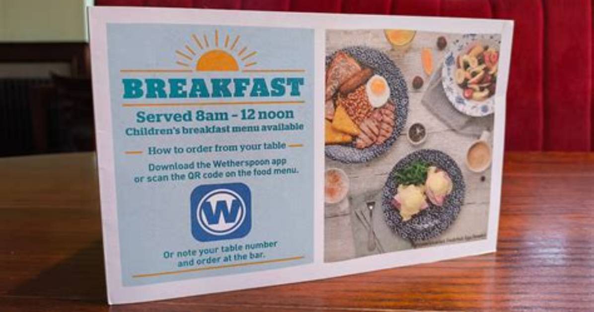 Are Wetherspoons Serving Breakfast?