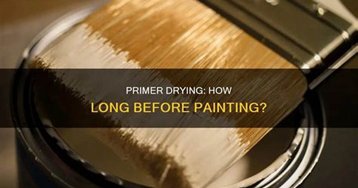 Are You Supposed to Let Primer Dry?