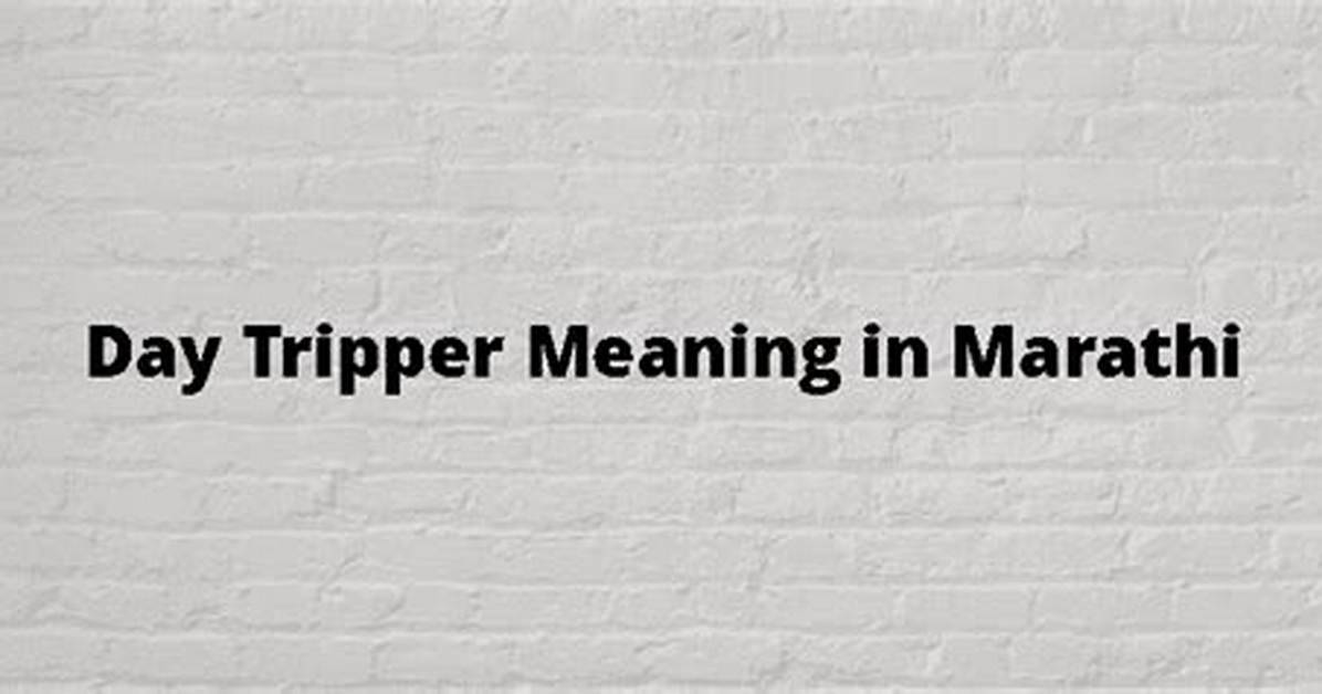 Are You Tripper Meaning?