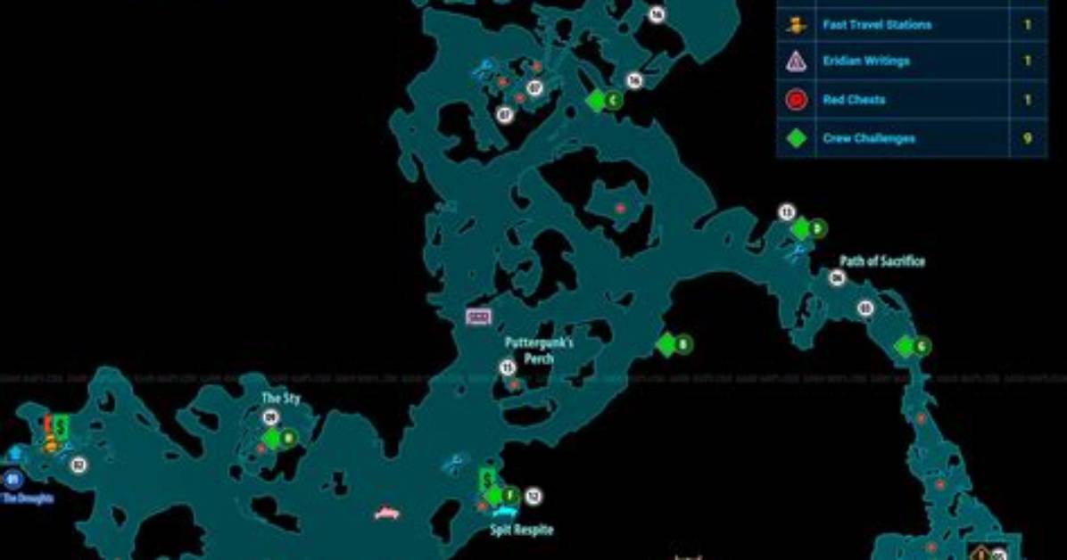 Ascension Bluff Map for Borderlands 3