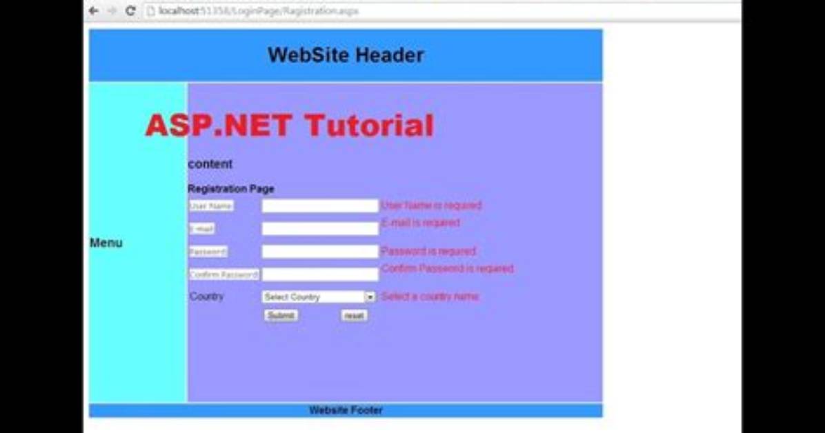 Asp. Net - Mobile Site Master