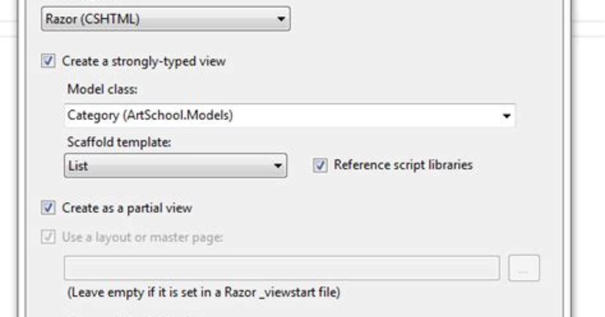 Asp. Net Mvc Partialview with List