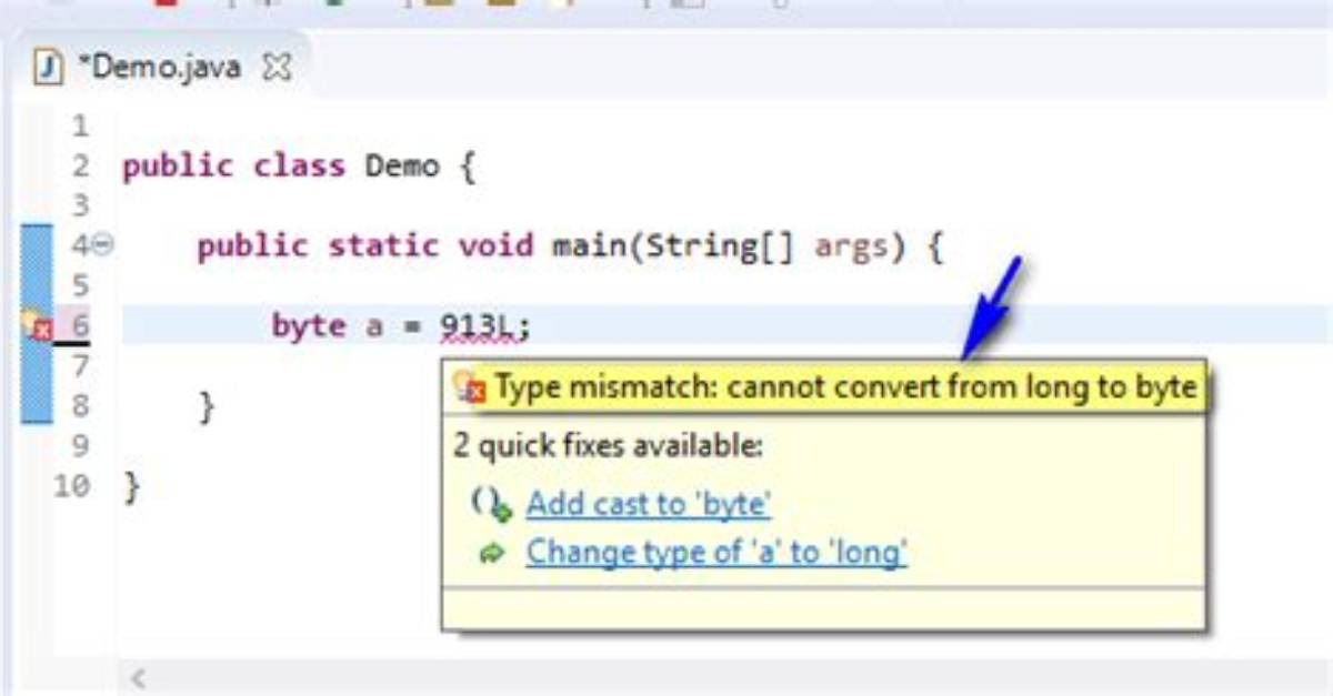 Assigning a Value to Long Data Type in Java - Defaulting to Int
