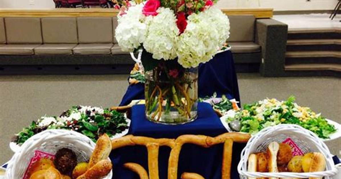 At a Kiddush Luncheon?