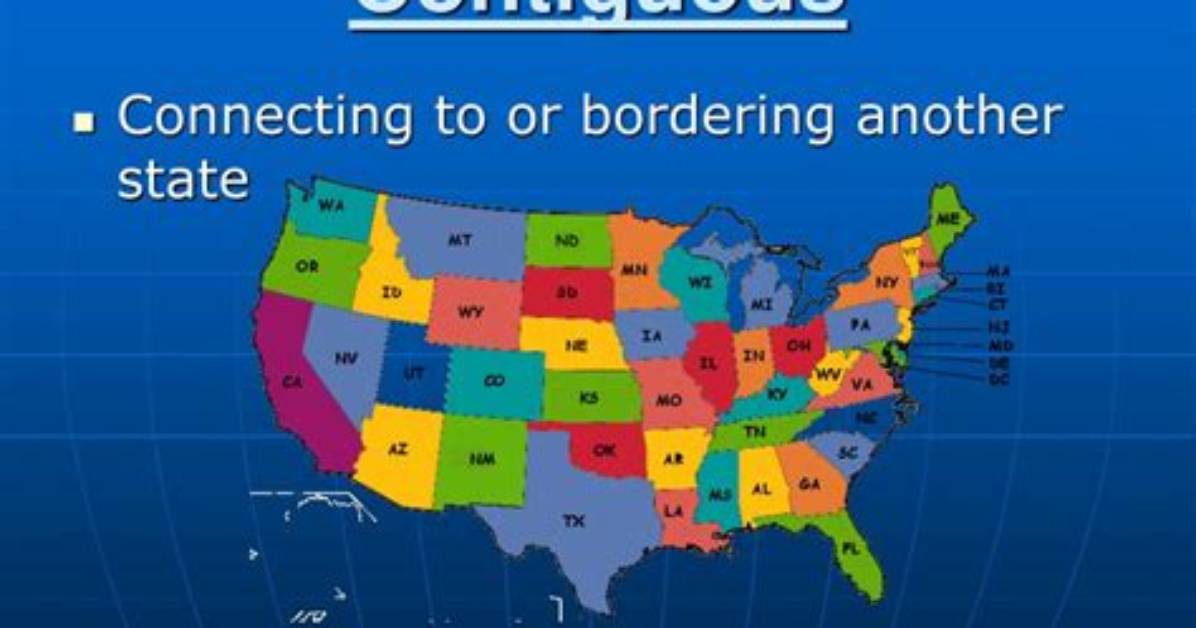 At Does Contiguous Mean?